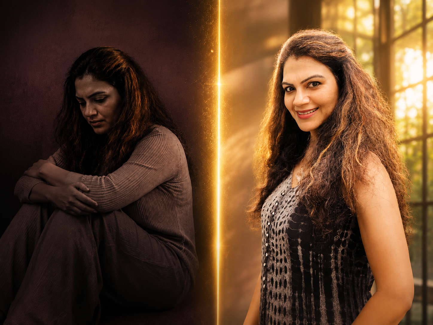 Geetika's transformation: from fear and darkness to the steady golden light of her Sacred Flame